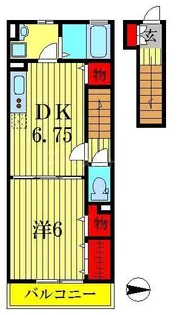 レガロ南水元【2階】の間取り