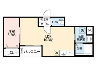 GRANDBLUE shohoI【2階】の間取り
