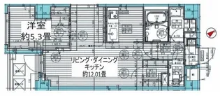 日本橋ROOTS【6階】の間取り