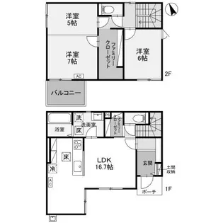 SECUREA下之城町 3号地の間取り