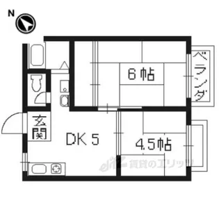 パナハイツ矢倉【1階】の間取り