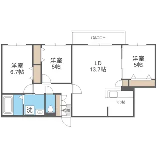 STELA POLARE【4階】の間取り