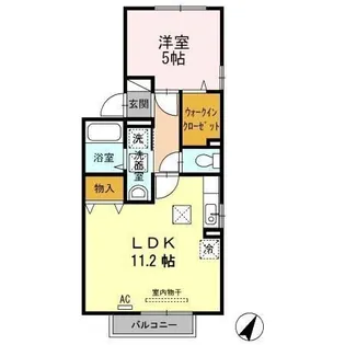 グランシャリオIII【1階】の間取り