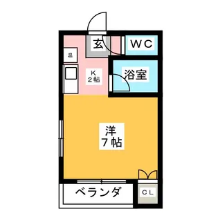 ジュリウエダ【2階】の間取り