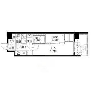 アルティザ姫路【1階】の間取り