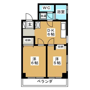 カールトンコート【3階】の間取り