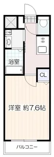 Flourish市名坂【4階】の間取り