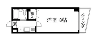 コーポ阪本II【2階】の間取り