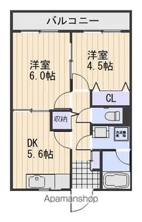 メゾン福泉【2階】の間取り