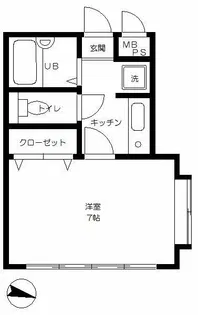 ソリッドリファイン駒込【1階】の間取り