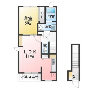 ルピナス【2階】の間取り