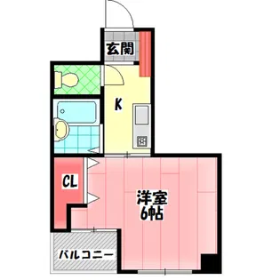 BELONG千林【5階】の間取り
