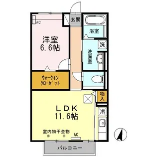 ノアAPT【2階】の間取り