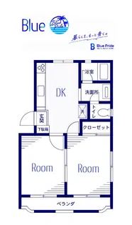 カワイコーポ814【3階】の間取り