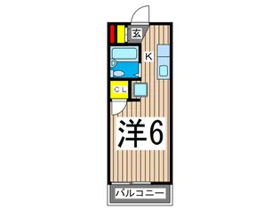 マリンハイツ八景【1階】の間取り