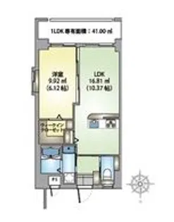 アリエッタII【5階】の間取り