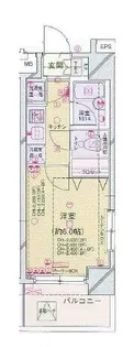 パレステュディオ目黒東【4階】の間取り