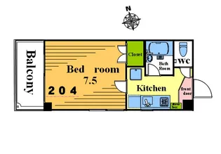 ファインコートK【2階】の間取り