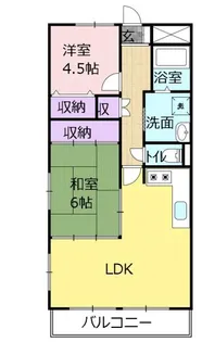 グランパル壱番館【1階】の間取り