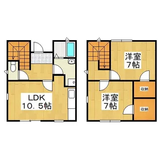 メゾネット Cの間取り