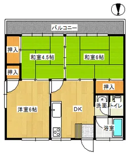 アイティ楠【2階】の間取り