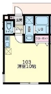 ESCALIER堀ノ内【1階】の間取り