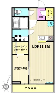 スプレンドーレ桜森【2階】の間取り