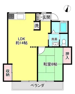 第一サンシャインコーポ【2階】の間取り