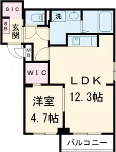 フォセット深沢【2階】の間取り