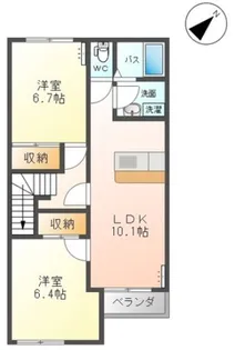 カンタービレ【2階】の間取り