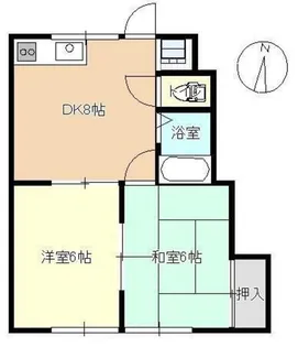 コーポリラ【2階】の間取り