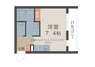 ANGEL【2階】の間取り