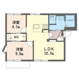 フレグランス高橋A【1階】の間取り