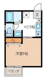 ベルグランT【1階】の間取り