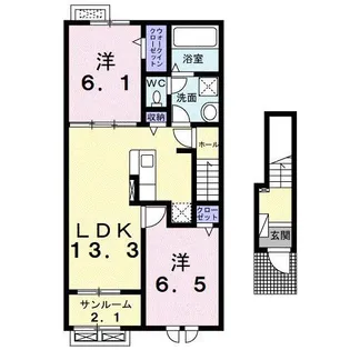 ベルーア【2階】の間取り