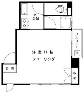 ロイヤル山口【2階】の間取り
