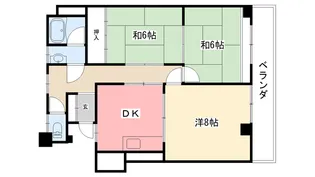 兵庫県西宮市東鳴尾町1【マンション】の間取り