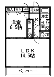 兵庫県神戸市兵庫区芦原通6【マンション】の間取り