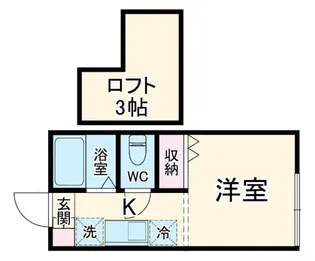 アクア和田【1階】の間取り