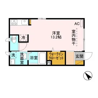 新潟県新潟市西区青山新町【アパート】の間取り