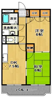 メゾンドアルファI【2階】の間取り