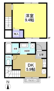 静岡県浜松市中央区富塚町【一戸建】の間取り
