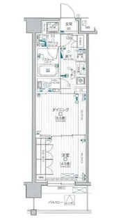 パレステージ江北III【7階】の間取り