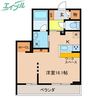 シャーメゾン ル シエル【2階】の間取り