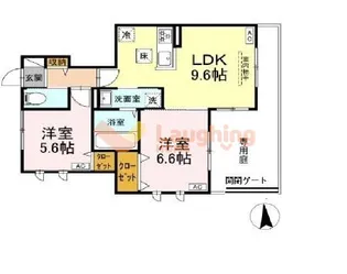 メゾン椿乃【1階】の間取り