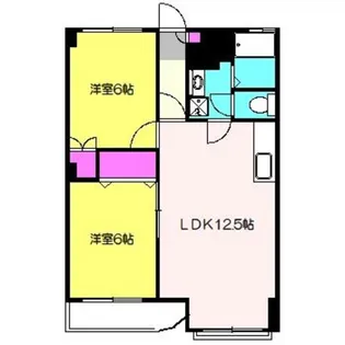 シャトレー新井【2階】の間取り