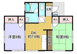 ぶらいといずC【1階】の間取り