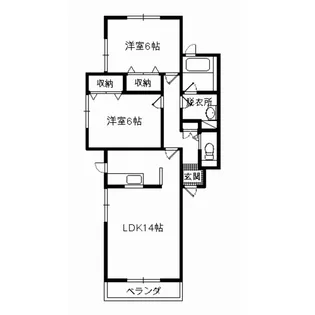 Cuore【2階】の間取り