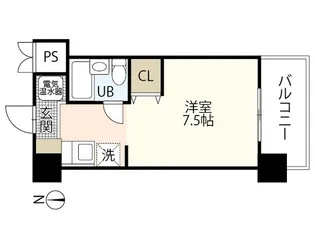 ベルハウス【4階】の間取り