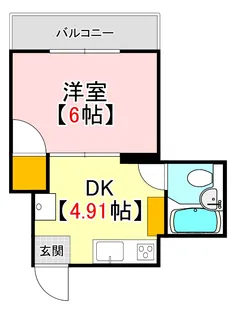 村上ビル【1階】の間取り